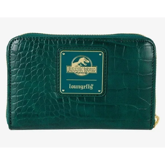 NEW! Loungefly‎ Jurassic World Jungle Velociraptor Lenticular Zip Around Wallet - Picture 2 of 4